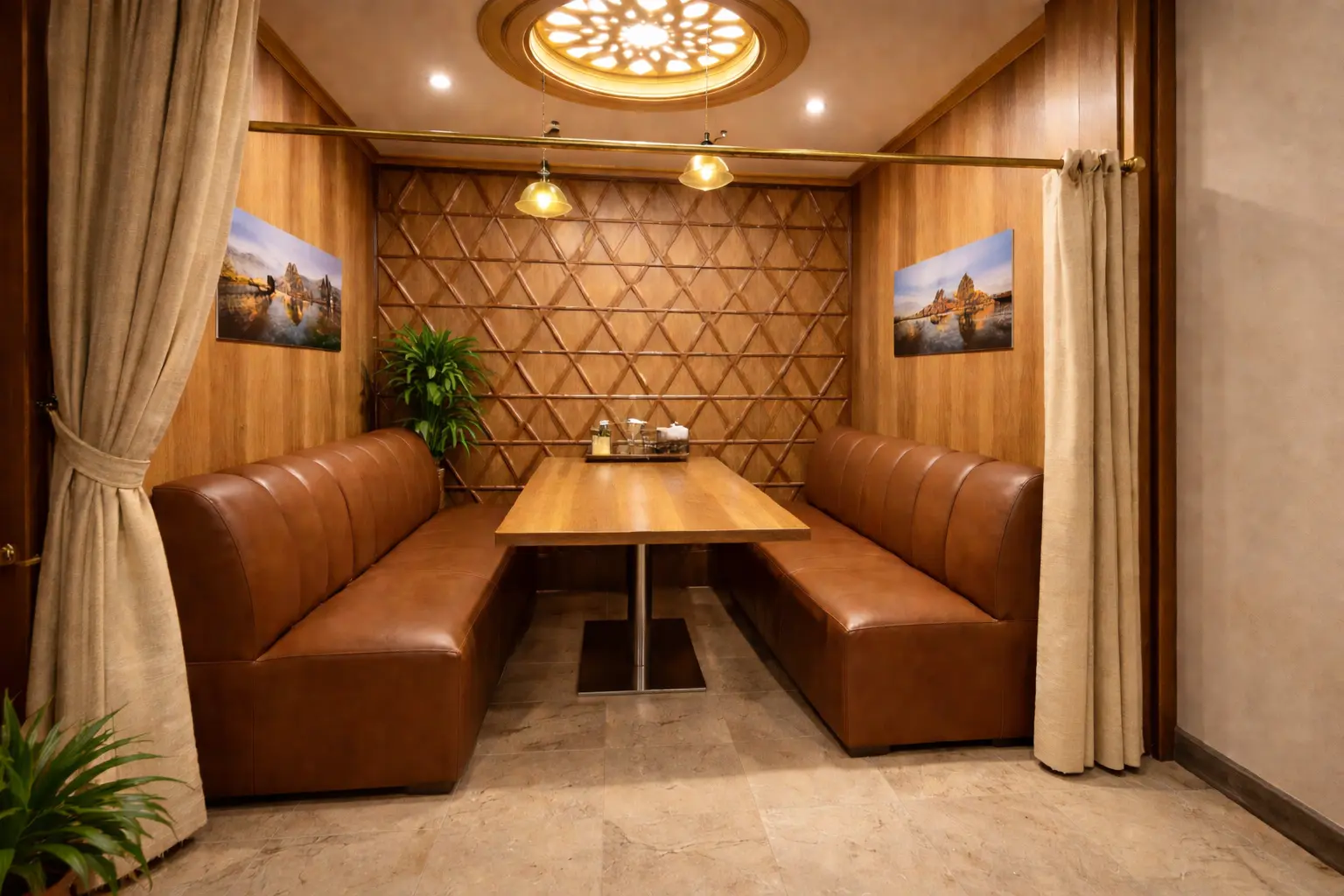 أجنحة عائلية خاصة في مطعم كهرمانة بغداد البحرين - Private family dining